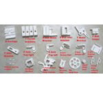 Reprap Prusa Mendel i3 Rework 3D Printer PLA Plastic Printed Parts Kit DIY