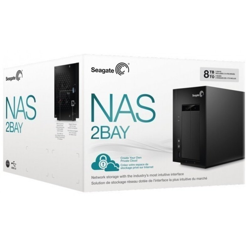 SEAGATE BUSINESS EXTERNAL HDD STORAGE NAS 10TB 2BAY