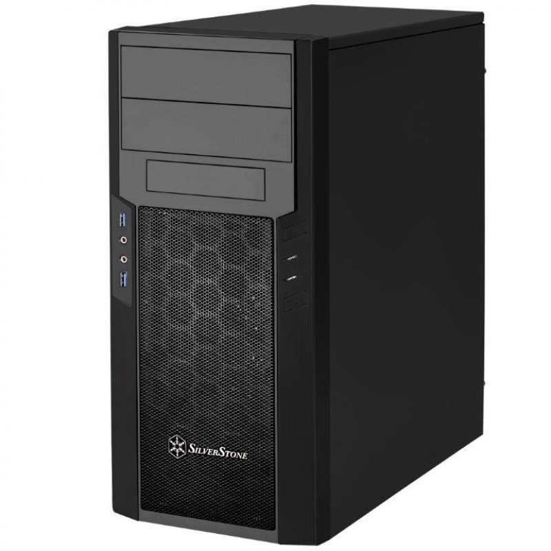 SILVERSTONE PRECISION SERIES SST-PS13B-W BLACK PC CABINET