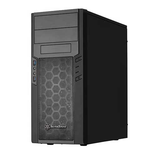 SILVERSTONE PRECISION SERIES SST-PS13B-W BLACK PC CABINET - Image 2