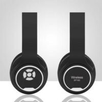 (SP-180) New 2 in 1 Bluetooth headphone with flip for Speakers, FM, Aux and TF card Support