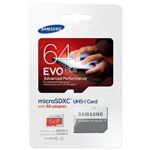 Samsung Evo+ 64GB Class 10 microSDXC Card with SD Adapter