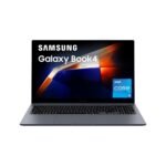 Samsung Galaxy Book4 NP750XGJ-LG8IN 13th Gen Intel Core i7-1355U Laptop (16GB RAM, 512GB SSD) – 15.6" FHD Display, Metal Body, Fingerprint Reader, Backlit Keyboard, Windows 11, Silver