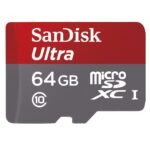 SanDisk Ultra 64GB UHS-I/Class 10 Micro SDXC Memory Card With Adapter