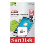 SanDisk Ultra MicroSDXC 64GB UHS-I Class 10 Memory Card