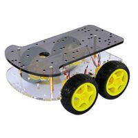 Smart car chassis 4WD four wheel drive smart car withe double layer for arduino