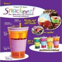Snackeez 2 in 1 Snack and Drink cup