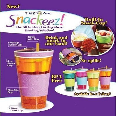 Snackeez 2 in 1 Snack and Drink cup