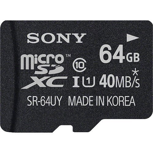 Sony 64GB microSDXC Class 10 UHS-1 Memory Card
