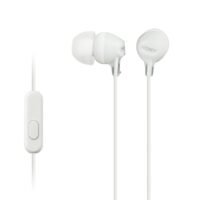 Sony MDR-EX15AP In-Ear Stereo Headphones with Mic (White)