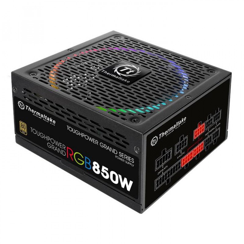 THERMALTAKE SMPS TOUGHPOWER GRAND RGB 850W - 850 WATT 80 PLUS GOLD CERTIFICATION - Image 2