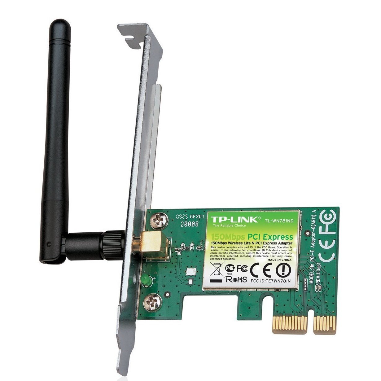 TP-LINK TL-WN781ND Wireless N150 PCI Express Adapter - Image 3