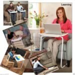 Table Mate - 2 Folding Portable Table with adjustable height feature