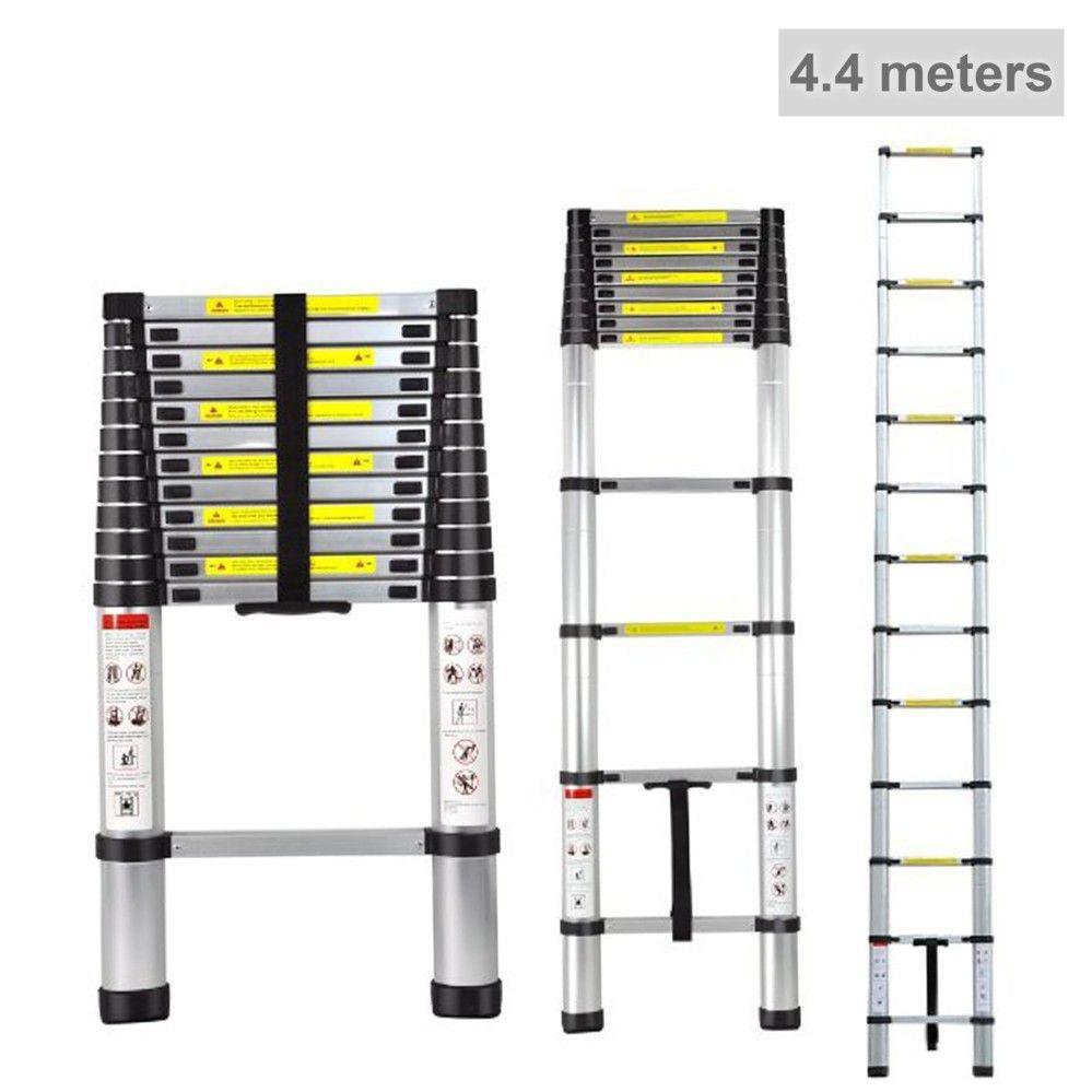 Telescopic Multi-Purpose Aluminum Single Ladder