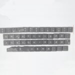 US UK Layout Keyboard Keys For Macbook Air A1370 A1465 A1369 A1466 One black Keys with One White AC06 Clips