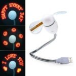 USB Led fan with Programmable CD for customised message