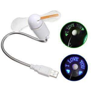 USB Led fan with Programmable CD for customised message - Image 2