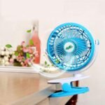 USB Portable Mini Fan Clip Style Fan With Rechargeable Lithium Battery 3 Gear 360 Degree Rotate New Design USB Cooling Fan,