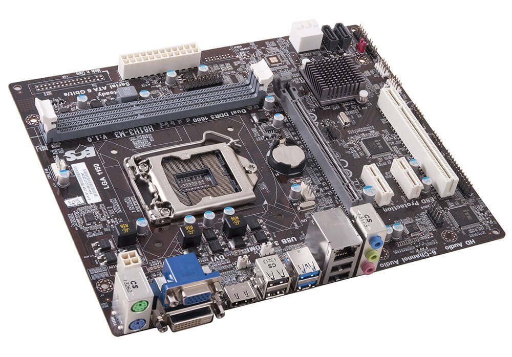 ECS H81H3-M3 V1 Motherboard 1150 Motherboard (Black)