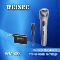 WEISRE (WM-388) 2 in 1 wireless + wired microphone