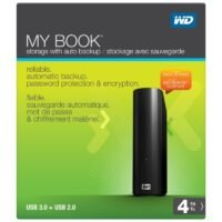WESTERN DIGITAL (WD) EXTERNAL HDD 4TB MY BOOK (WDBFJK0040HBK-BESN)