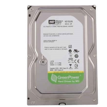 Western Digital AV-GP WD10EURX 1TB IntelliPower 64MB Cache SATA 6.0Gb/s 3.5" Internal Hard Drive Bare Drive - OEM