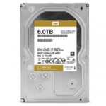 Western Digital Gold 3.5in 6TB SATA 6Gb/s Internal Hard Drive WD6002FRYZ, 7200RPM, 128MB Cache