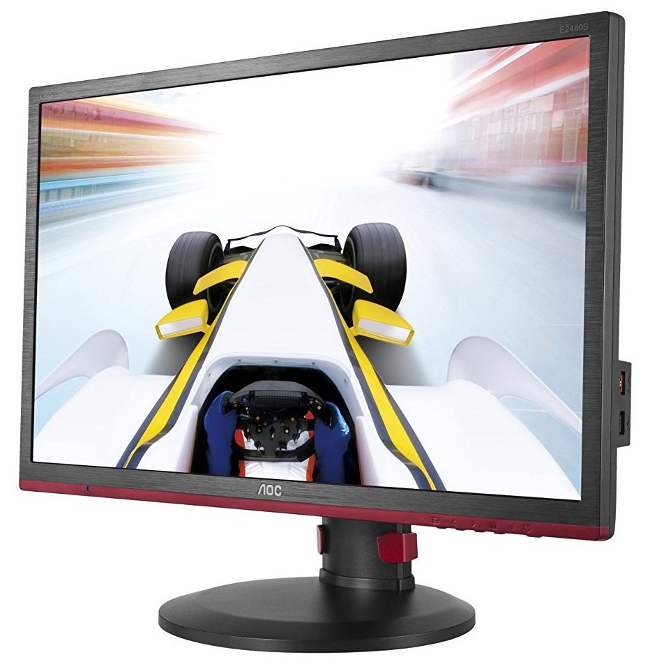 AOC G2460PQU 24" Ultra Fast Gaming Monitor 144Hz VGA, DVI-Dual Link, DisplayPort