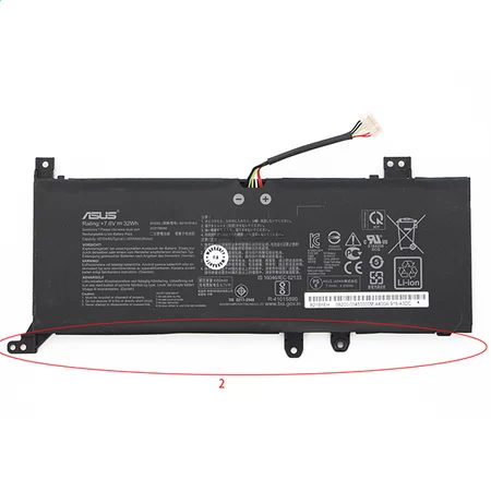 Asus Laptop 15 F509UA Notebook Laptop Battery 32Wh 7.6V