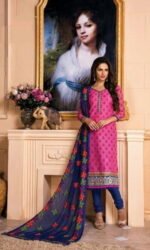 Pink Embroidered Salwar Suit