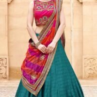 Banglori Silk Magenta Lehnga with Jari Work