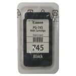 Canon PG-745 Original Black Ink Cartridge (OEM Pouch Pack)