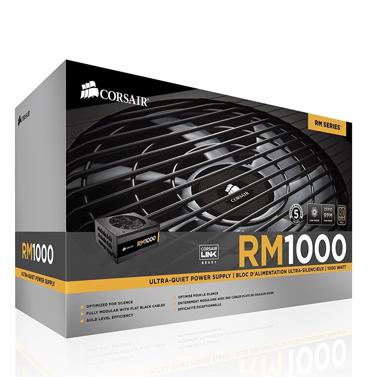 Corsair RM Series RM1000 CP-9020062-NA 1000 Watt