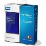 WD 1 TB Wired External Hard Disk Drive  (Blue)
