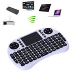 i8 Mini 2.4G Wireless Keyboard Remote Control Touchpad Handheld for TV BOX PC Laptop Tablet Raspberry PI without AAA Battery