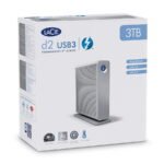 LaCie d2 Quadra USB 3.0 3TB USB 3.0 / 2x Firewire800 / eSATA 3.5" External Hard Drive LAC301549U Silver