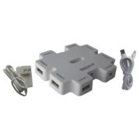 Maxpro SHU011 7-Port Powered USB Hub (White)