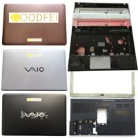 Original Sony Vaio SVE141 SVE141D11T SVE141D11L LCD Back Rear Lid Bezel Palmrest Upper Cover Base Bottom Lower Case