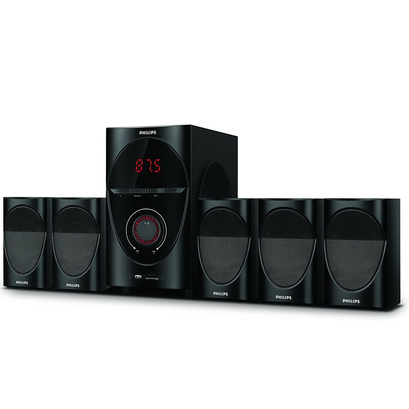 Philips SPA7000B 5.1 Multimedia Speaker System