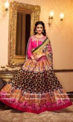 Pink Embroidered Lehengas