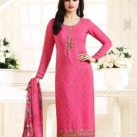 Pink Embroidered Salwar Suit