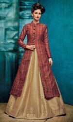 Meh room & Golden Designer Embroidered Lehengas