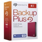 Seagate Backup Plus Portable Drive 4 TB  (Red)