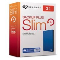 Seagate Backup Plus Slim 2 TB Wired External Hard Disk Drive  (Blue, Mobile Backup Enabled)