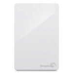 Seagate Backup Plus Slim 2 TB Wired External Hard Disk Drive with 200 GB Cloud Storage  (White, Mobile Backup Enabled)