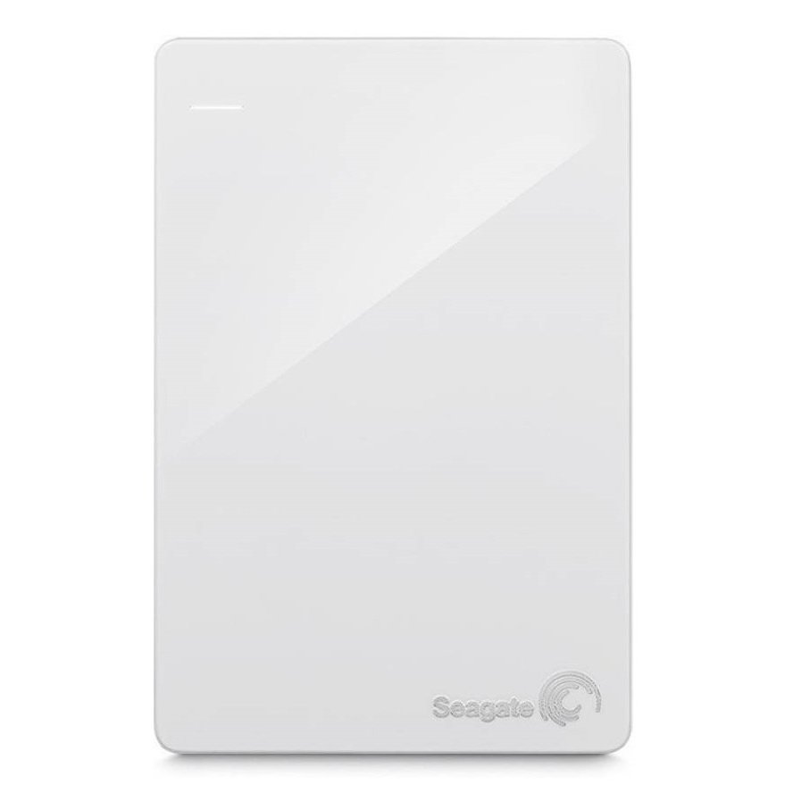 Seagate Backup Plus Slim 2 TB Wired External Hard Disk Drive with 200 GB Cloud Storage (White, Mobile Backup Enabled)