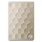 Seagate 2 TB Wired External Hard Disk Drive with 200 GB Cloud Storage  (Gold, Mobile Backup Enabled)