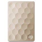 Seagate 1 TB Wired External Hard Disk Drive with 200 GB Cloud Storage  (Gold, Mobile Backup Enabled)