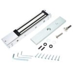 Single Door 12V 280KG 600LB Electric Lock For Door Magnetic Electromagnetic Lock For Access Control with LED Light