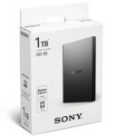 Sony 1 TB Wired External Hard Disk Drive  (Black)